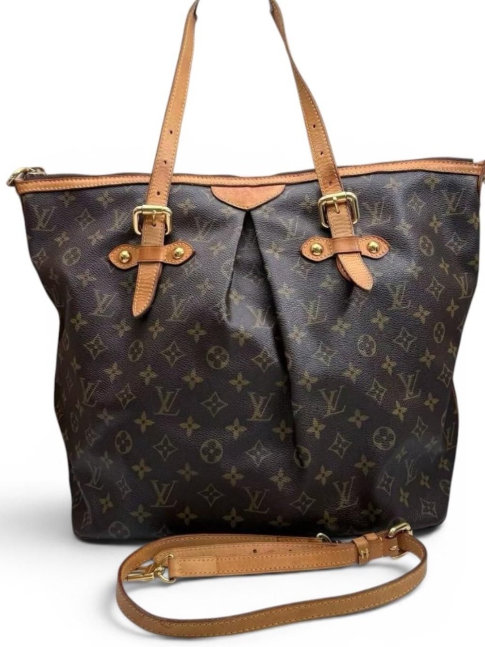 Louis Vuitton Palermo GM Monogram Canvas Shoulder with strap and COA